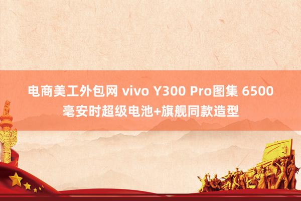 电商美工外包网 vivo Y300 Pro图集 6500毫安时超级电池+旗舰同款造型